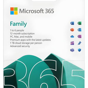Phần mềm Offfice 365 Family 1 năm - 6 user -  Mỗi user  5 máy