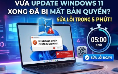 Vừa Update Windows 11 Xong Đã Bị Mất Bản Quyền? Cách Sửa Lỗi Trong 5 Phút!