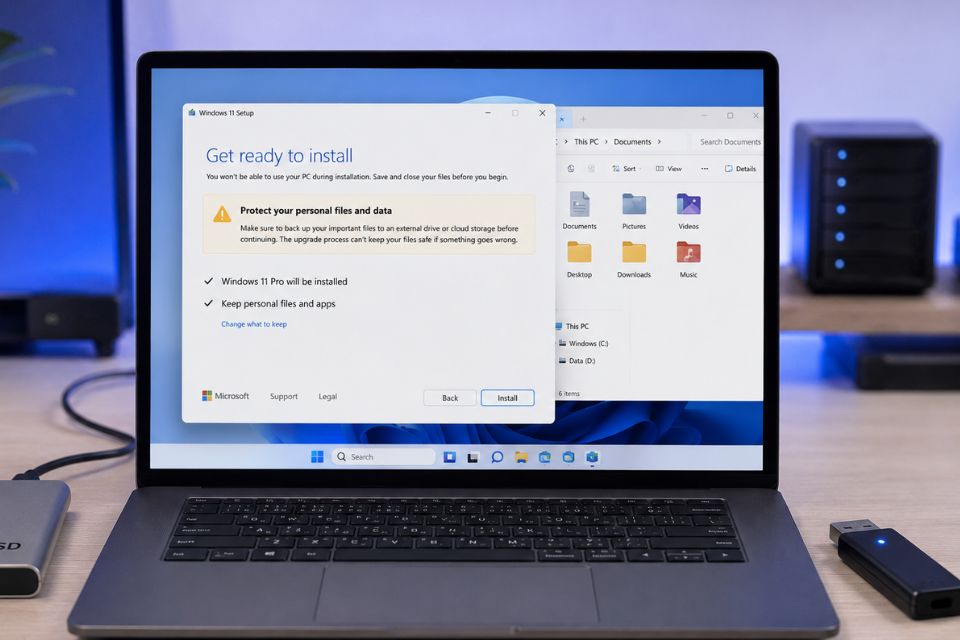 Cách backup dữ liệu trước khi lên Windows 11 6