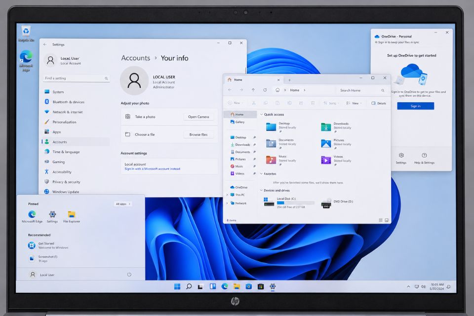 Cách cài Windows 11 không cần tài khoản Microsoft 14