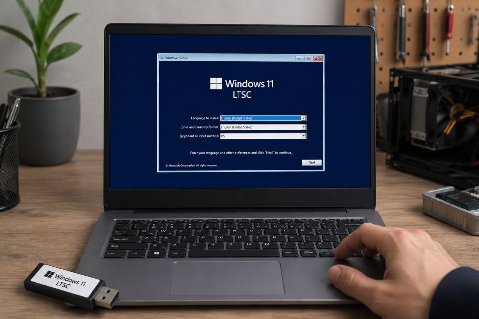 Cài Windows 11 LTSC nhẹ máy 2