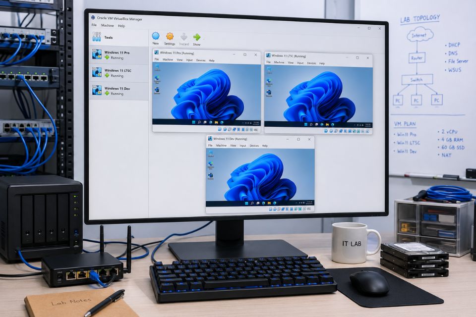 Cài Windows 11 trên VirtualBox 10