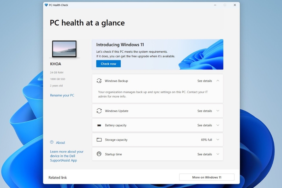 Cấu Hình Tối Thiểu Cài Win 11