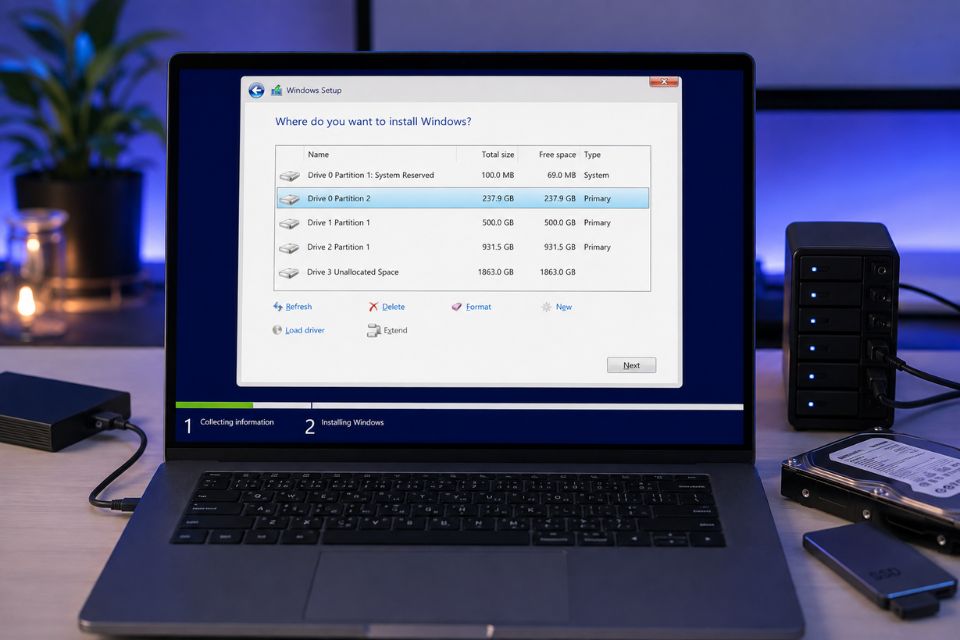 Chuẩn bị gì trước khi cài Windows 11 10
