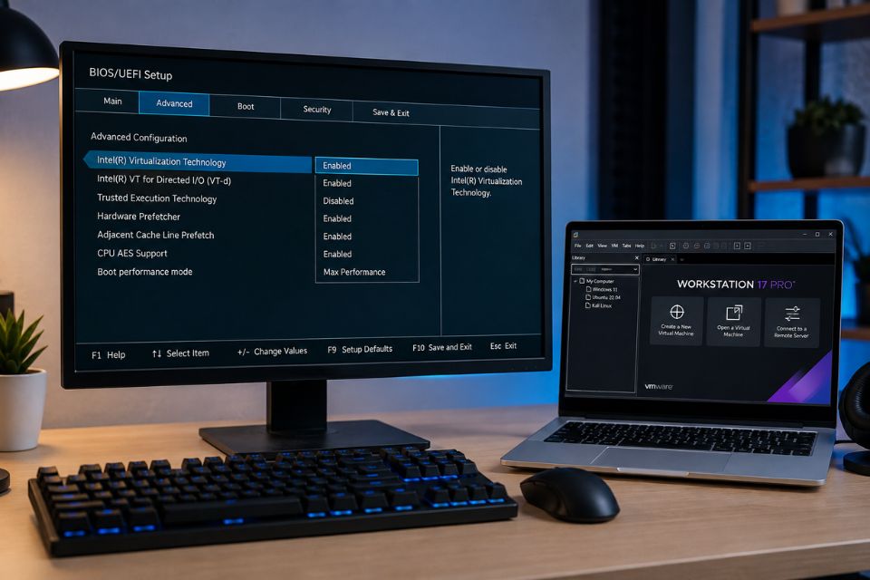 Hướng dẫn cài Windows 11 trên máy ảo VMware 6