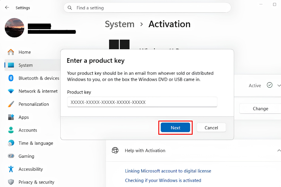 Phần mềm Win 11 Pro ESD Online Retail