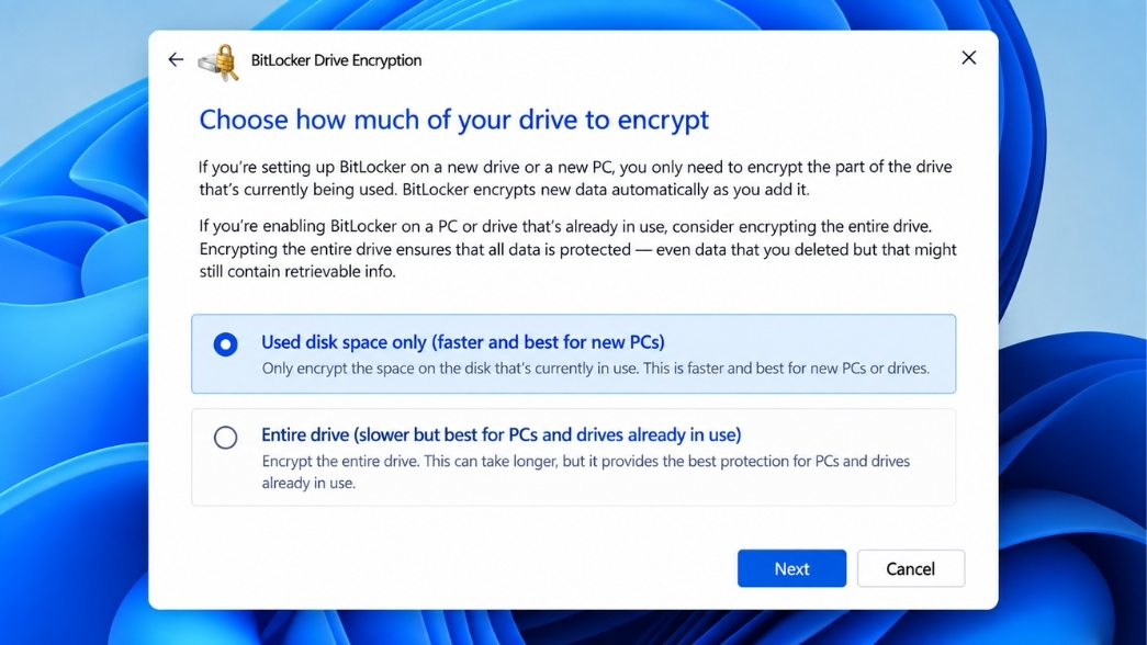 Cách Bật Bitlocker Mã Hóa Ổ Cứng Bảo Mật Dữ Liệu Win 11 9 Cách Bật Bitlocker Mã Hóa Ổ Cứng Bảo Mật Dữ Liệu Win 11