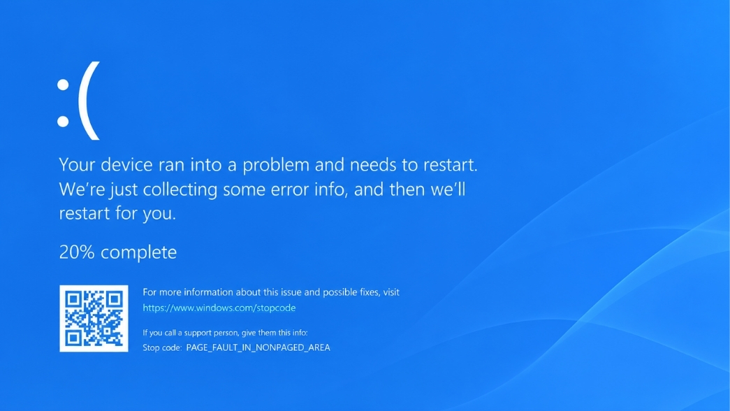 Cách Fix Lỗi Page Fault In Nonpaged Area Windows 11