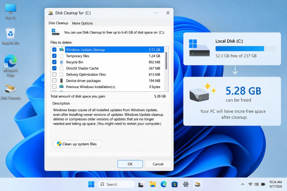 Cách dọn rác Windows 11 tăng dung lượng ổ C nhanh chóng 14