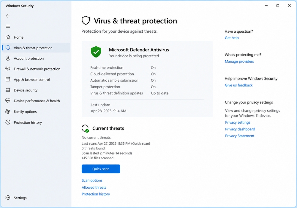 Cách quét virus bằng Windows Defender trên Win 11 hiệu quả, sạch malware không cần phần mềm ngoài 5