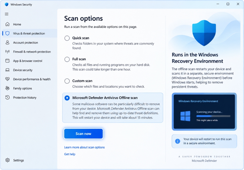 Cách quét virus bằng Windows Defender trên Win 11 hiệu quả, sạch malware không cần phần mềm ngoài 7