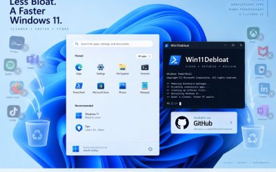 Blog 6 Debloat Windows 11 bằng script GitHub mới nhất