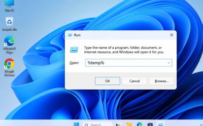 Dọn Rác Thư Mục Temp Win 11 Bằng Lệnh Run: Tối Ưu Bộ Nhớ
