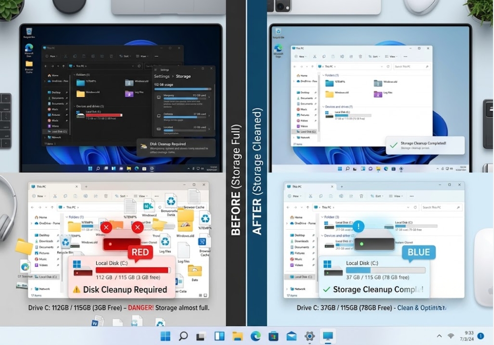 Dọn dẹp bộ nhớ đệm Cache Win 11: 6 cách giúp máy nhẹ và mượt hơn 14