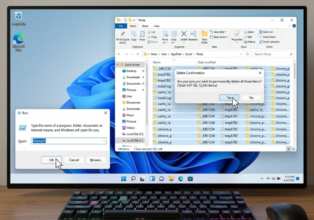Dọn dẹp bộ nhớ đệm Cache Win 11: 6 cách giúp máy nhẹ và mượt hơn 10