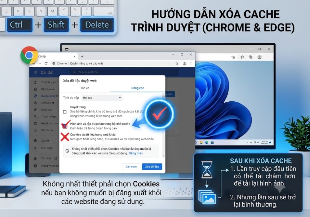 Dọn dẹp bộ nhớ đệm Cache Win 11: 6 cách giúp máy nhẹ và mượt hơn 13