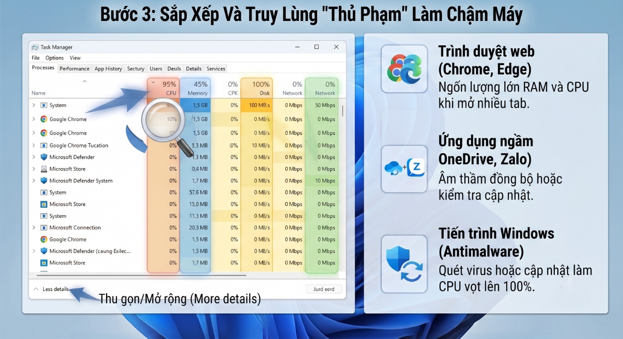 Hướng Dẫn Kiểm Tra Và Tìm Ra Ứng Dụng Làm Chậm Máy Trên Windows 11 Bằng Task Manager 7