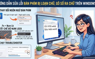 Hướng Dẫn Sửa Lỗi Bàn Phím Bị Loạn Chữ, Gõ Số Ra Chữ Trên Windows 11