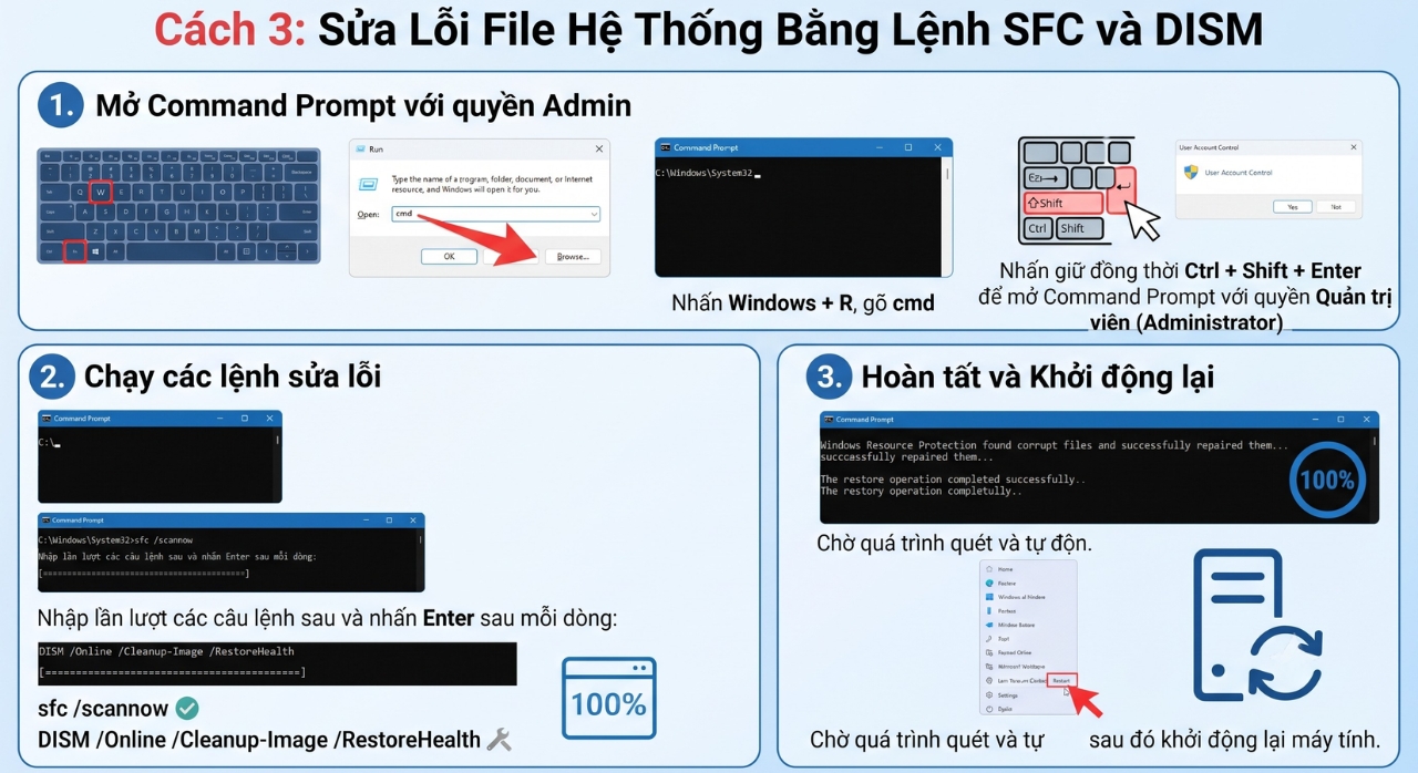 Hướng Dẫn Sửa Lỗi Dịch Vụ Windows Update Bị Tắt Hoặc Biến Mất Khỏi Services Trên Windows 11 7