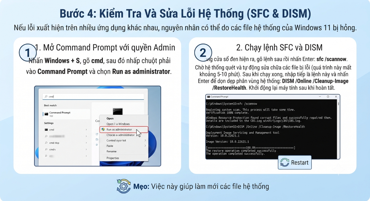 Hướng Dẫn Sửa Lỗi "Unhandled Exception" Trên Windows 11 Nhanh Chóng 8 Hướng Dẫn Sửa Lỗi "Unhandled Exception" Trên Windows 11 Nhanh Chóng 8