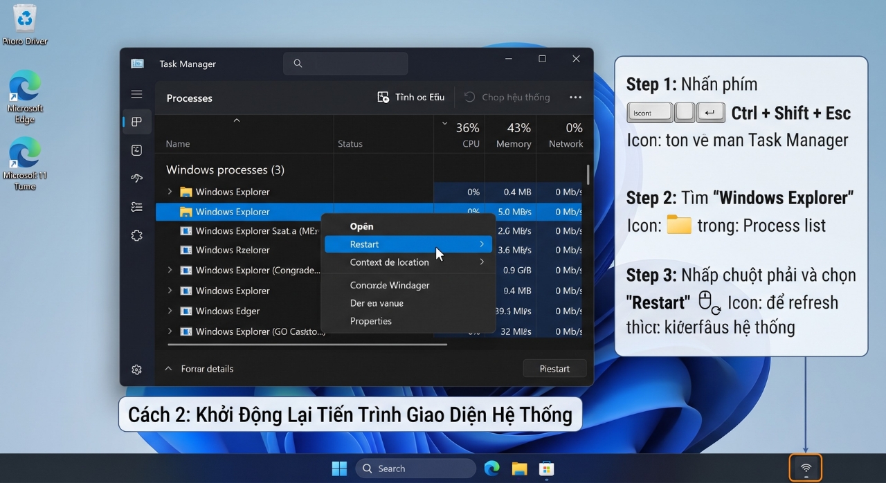 Hướng Dẫn Sửa Lỗi Windows 11 Bị Mất Biểu Tượng Wi-Fi Hoàn Toàn 6