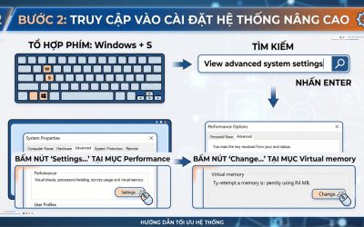 Hướng Dẫn Tăng RAM Ảo (Virtual Memory / Pagefile) Trên Windows 11 Cho Máy 8GB Lên 16GB