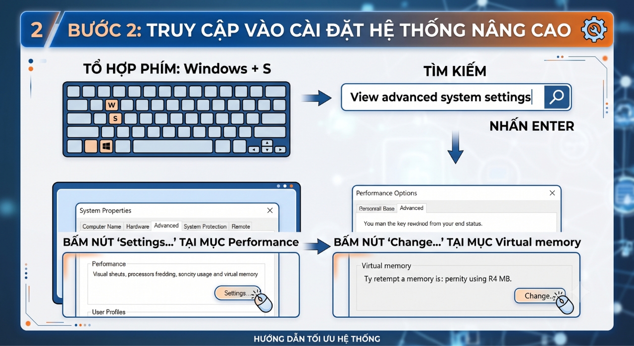 Hướng Dẫn Tăng RAM Ảo (Virtual Memory / Pagefile) Trên Windows 11 Cho Máy 8GB Lên 16GB 5