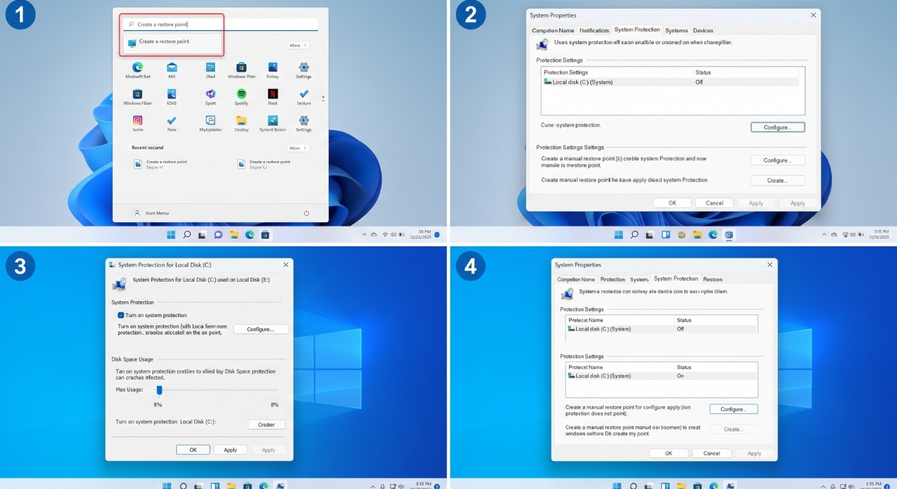 Hướng Dẫn Tạo Điểm Khôi Phục Hệ Thống (System Restore Point) Trên Windows 11 4