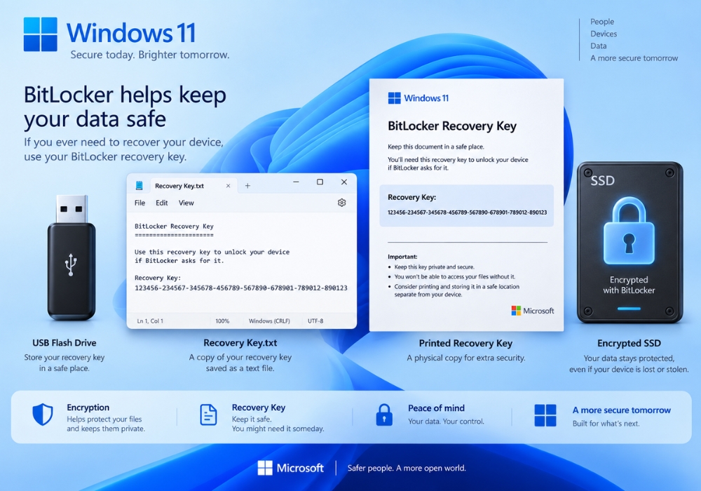 Mất mật khẩu BitLocker Win 11 lấy lại như thế nào? Hướng dẫn khôi phục an toàn 7