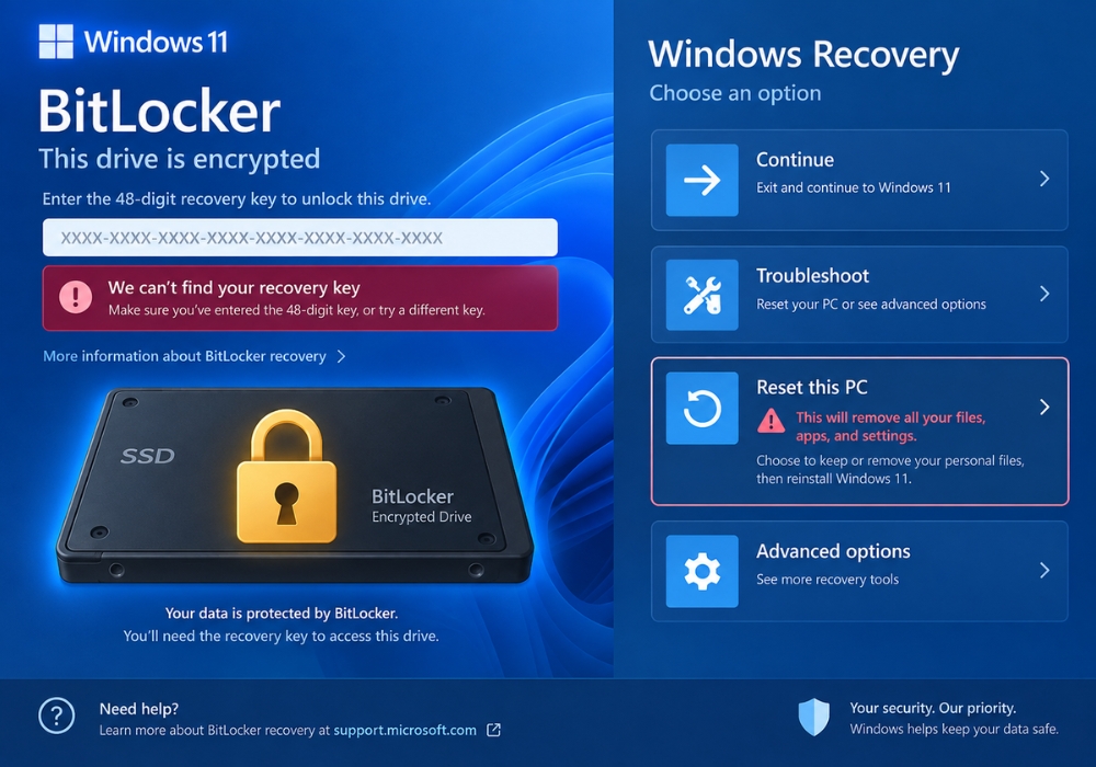 Mất mật khẩu BitLocker Win 11 lấy lại như thế nào? Hướng dẫn khôi phục an toàn 8