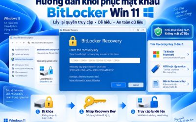 Mất mật khẩu BitLocker Win 11 lấy lại như thế nào? Hướng dẫn khôi phục an toàn