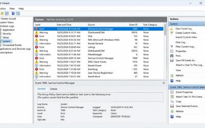 Kiểm Tra Log Lỗi Hệ Thống Bằng Event Viewer Win 11 Tìm Nguyên Nhân Crash