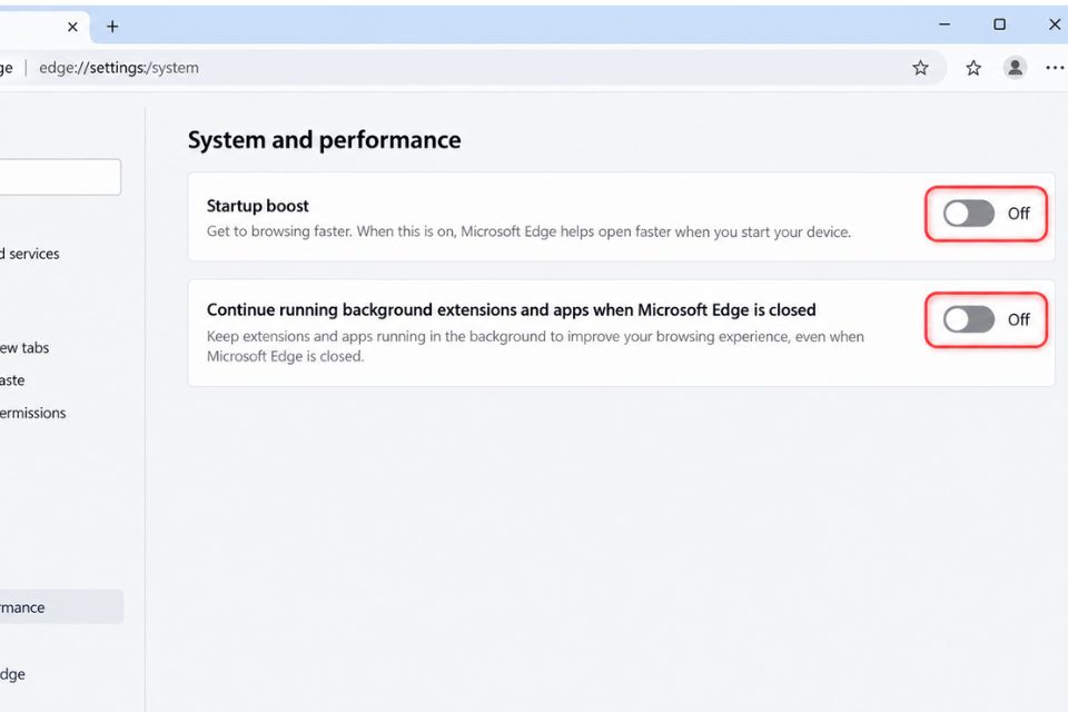 Lỗi Microsoft Edge tự động chạy ngầm trên Windows 11 7
