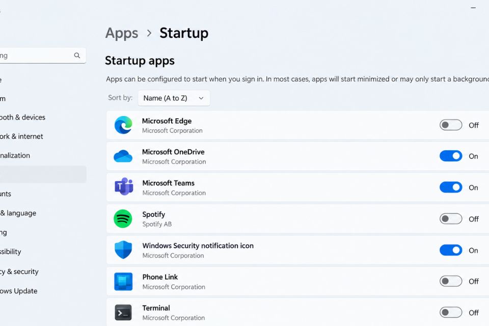 Lỗi Microsoft Edge tự động chạy ngầm trên Windows 11 9