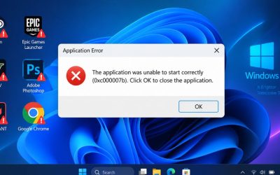 Lỗi error 0xc000007b khi mở game app Windows 11