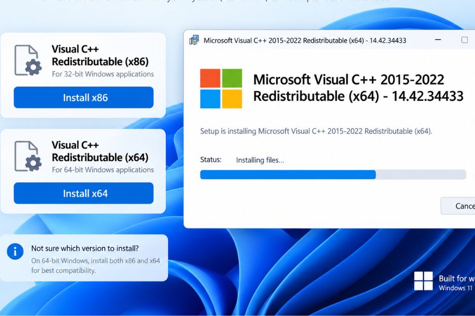 Lỗi error 0xc000007b khi mở game app Windows 11 8 Lỗi error 0xc000007b khi mở game app Windows 11 8
