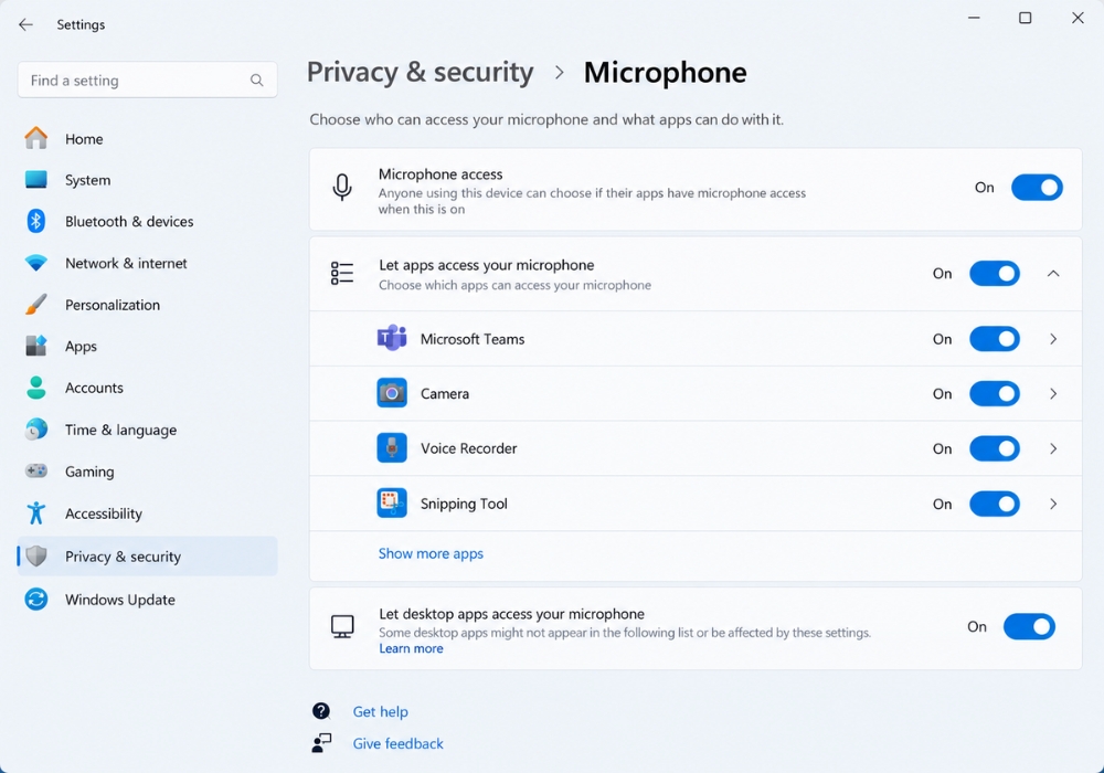 Micro bị nhỏ tiếng, rè vè vè trên Windows 11 sửa sao? Cách khắc phục hiệu quả 8 Micro bị nhỏ tiếng, rè vè vè trên Windows 11 sửa sao? Cách khắc phục hiệu quả 8