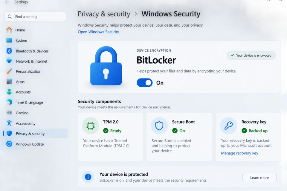 Sửa lỗi Windows 11 bắt nhập Recovery Key BitLocker khi khởi động 7