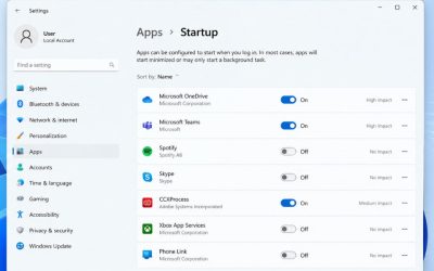 Tắt Startup Apps trên Windows 11 giúp giảm thời gian khởi động máy