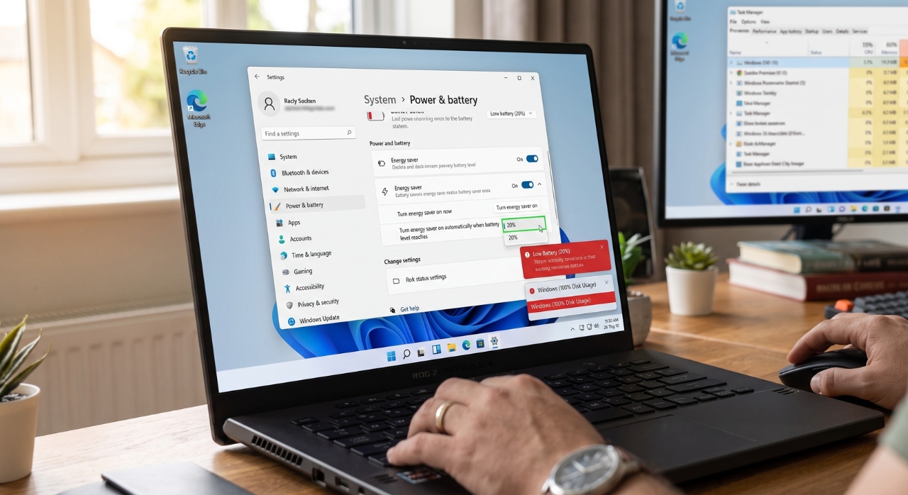 Tuyệt Chiêu Tiết Kiệm Pin Cho Laptop Chạy Windows 11: Kéo Dài Thời Gian Sử Dụng Hiệu Quả 5