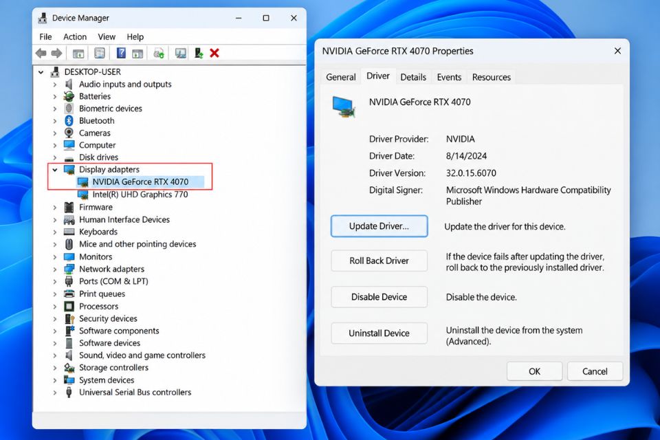 Windows 11 tự động reset khởi động lại máy khi chơi game 9
