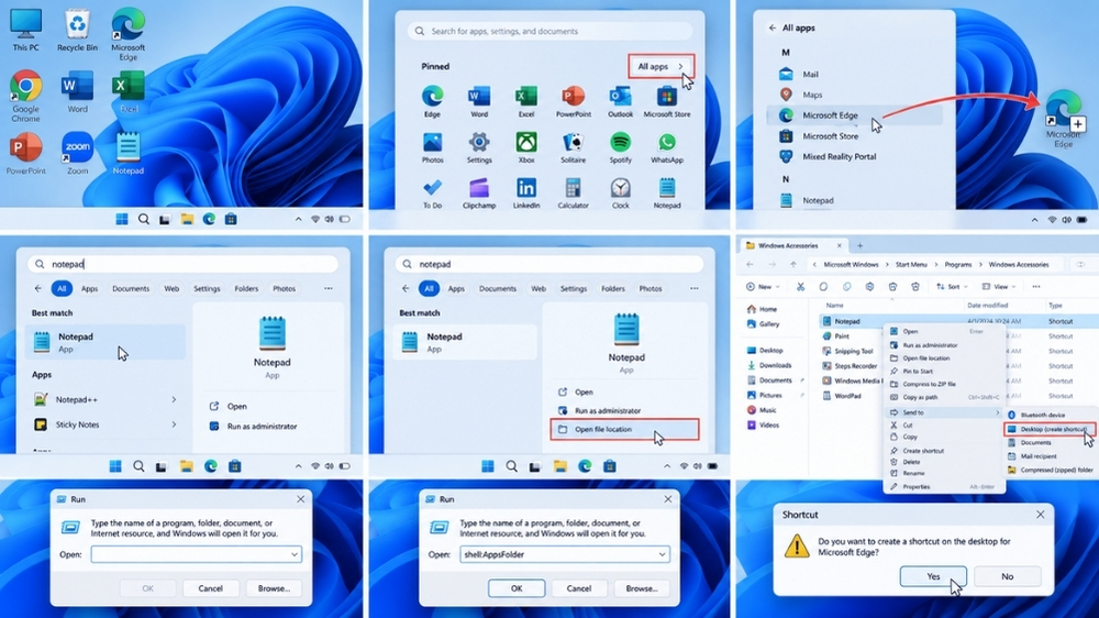 Cách Đưa Các Ứng Dụng Ra Màn Hình Chính Desktop Win 11