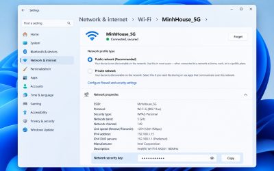 Cách Xem Mật Khẩu Wifi Đã Lưu Trên Máy Tính Win 11 Siêu Nhanh