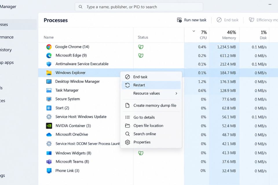 Cách bật thanh công cụ cũ Context Menu chuột phải Windows 10 trên Windows 11 11