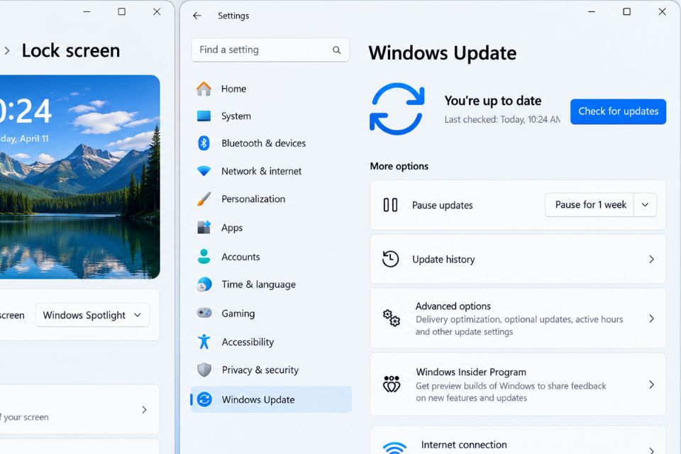 Cách thay đổi hình nền màn hình khóa Lock Screen Windows 11 liên tục tự động 10
