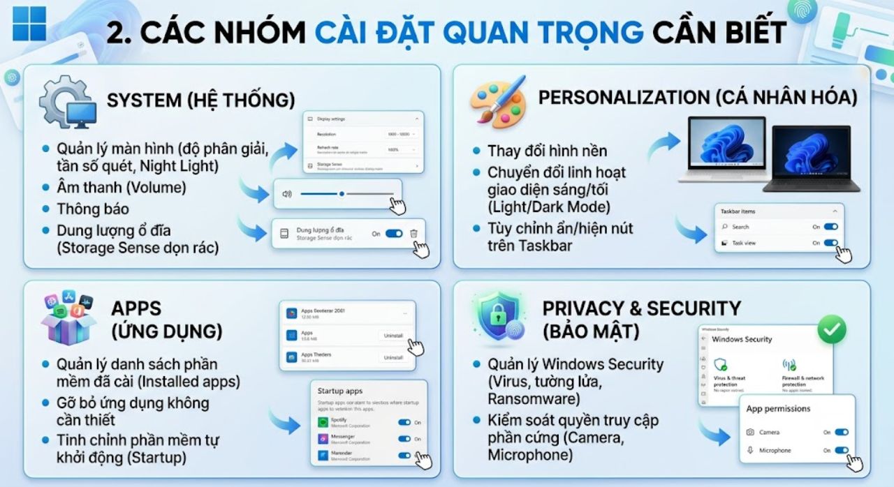 Cẩm Nang Cài Đặt (Settings) Trên Windows 11 5