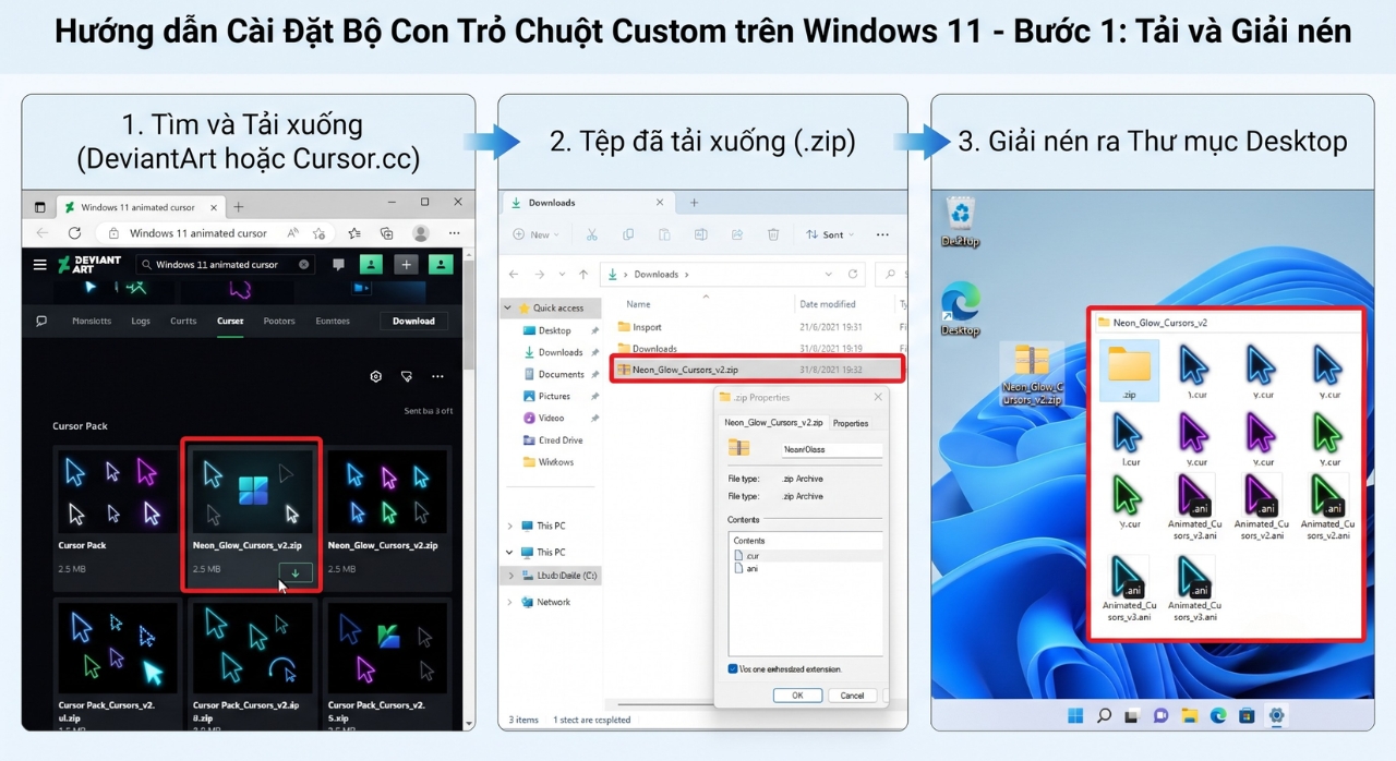 Hướng Dẫn Thay Đổi Giao Diện Trỏ Chuột (Custom Cursor) Sinh Động, Cá Tính Trên Windows 11 5