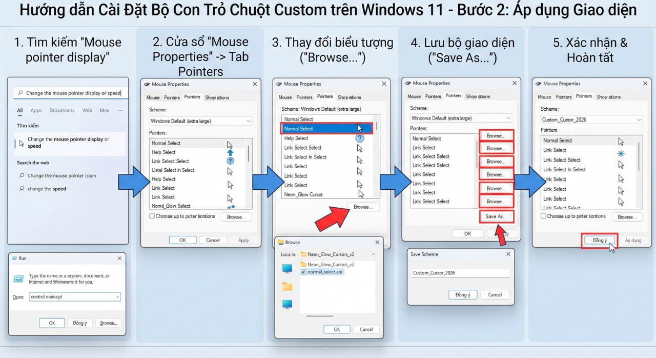 Hướng Dẫn Thay Đổi Giao Diện Trỏ Chuột (Custom Cursor) Sinh Động, Cá Tính Trên Windows 11 6