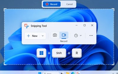 Phím tắt quay màn hình Windows 11 nhanh nhất bằng Snipping Tool mới