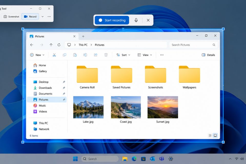 Phím tắt quay màn hình Windows 11 nhanh nhất bằng Snipping Tool mới 6